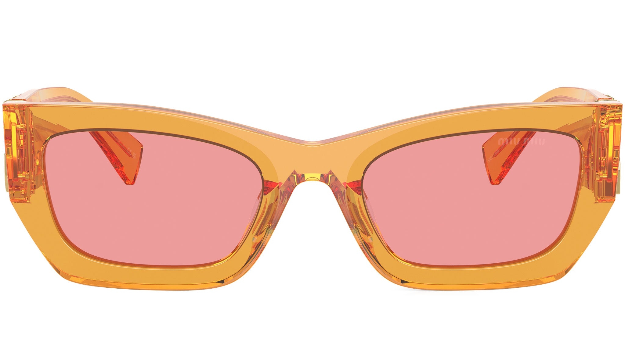 Miu Miu MU 09WS (12T1D0) 53 | Kadın Sarı Güneş Gözlüğü